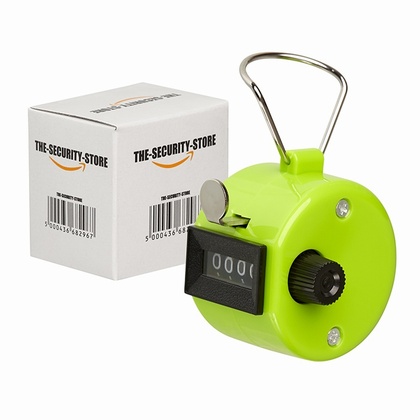 Hand Tally 4 Digit Counter Clicker (Green)