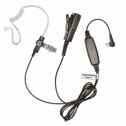 Heavy Duty Kevlar Motorola Radio Earpiece / Headset (Two Wire / Two Pin)